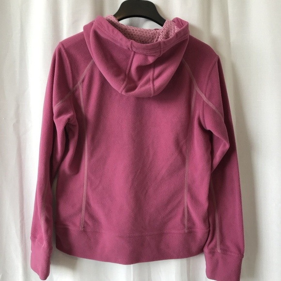 Women's THE NORTH FACE TKA MICRO 1/2 Zip Hoodie Pullover Fleece Size Large pink - Picture 8 of 12